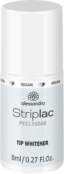 alessandro international UV-Nagellack »STRIPLAC PEEL OR SOAK TIP WHITENER -VEGAN«