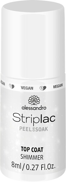 alessandro international UV-Nagellack »STRIPLAC TOP COAT SHIMMER«