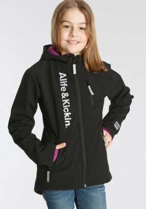 Alife & Kickin Softshelljacke »mit refelektierendem Logodruck«