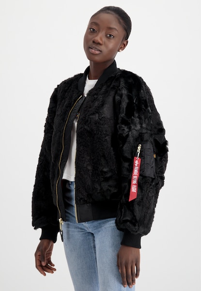 Alpha Industries Bomberjacke »Alpha Industries Women - Bomber & Flight Jackets MA-1 OS Fur Wmn«