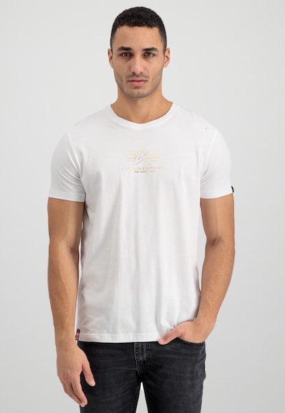 Alpha Industries T-Shirt »Alpha Industries Men - T-Shirts Basic T ML Foil Print«