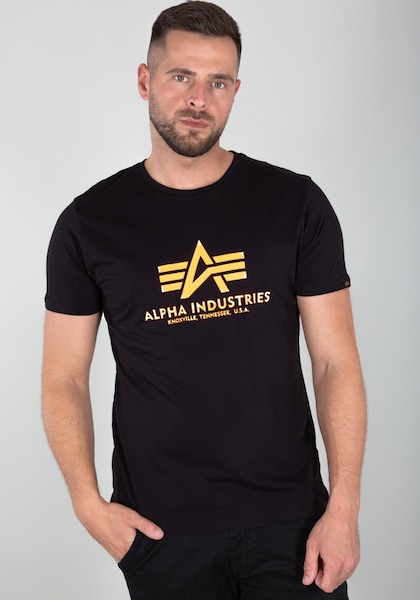 Alpha Industries T-Shirt »Alpha Industries Men - T-Shirts Basic T-Shirt Neon Print«