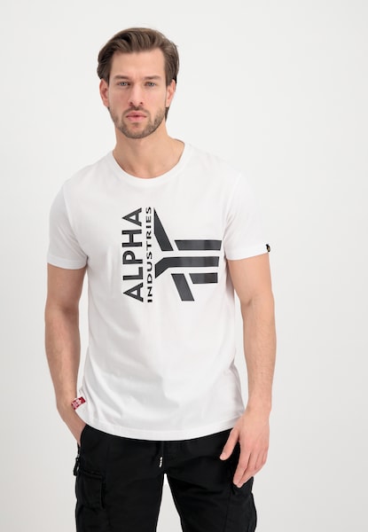 Alpha Industries T-Shirt »Alpha Industries Men - T-Shirts Half Logo Foam T«