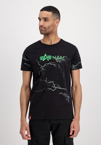 Alpha Industries T-Shirt »Alpha Industries Men - T-Shirts Lightning AOP T«