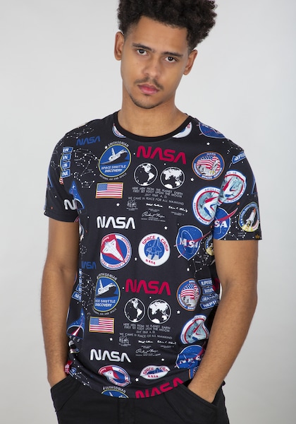 Alpha Industries T-Shirt »Alpha Industries Men - T-Shirts NASA AOP T-Shirt«