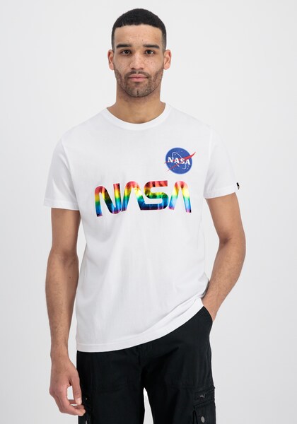 Alpha Industries T-Shirt »Alpha Industries Men - T-Shirts NASA Refl. T Metal«