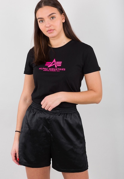 Alpha Industries T-Shirt »Alpha Industries Women - T-Shirts New Basic T Wmn Neon Print«