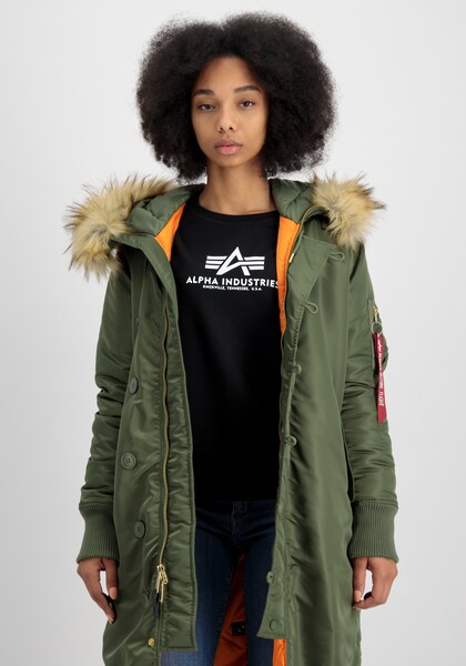 Alpha Industries Winterjacke »Alpha Industries Women - Field Jackets Long Fishtail Wmn«