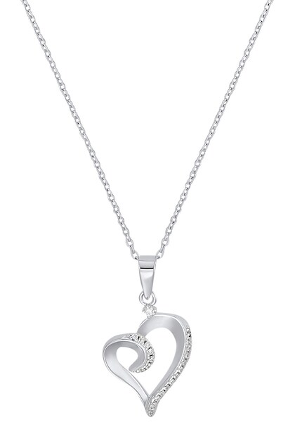 Amor Kette mit Anhänger »Silver Heart