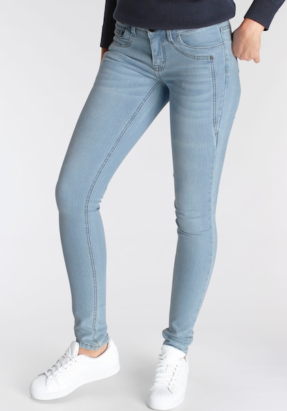 Arizona Skinny-fit-Jeans »mit Keileinsätzen«