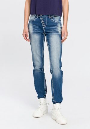 Arizona Slim-fit-Jeans »Heavy Washed - Shaping«