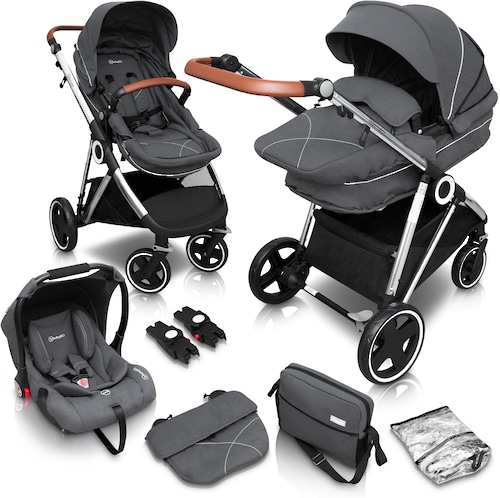 BabyGo Kombi-Kinderwagen »Halime 3in1