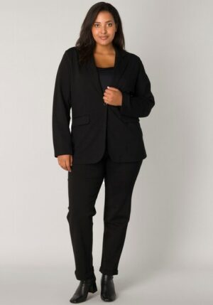 Base Level Curvy Jerseyblazer