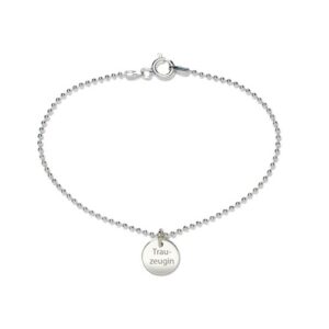 Beka&Bell Armband »925 Sterling Silber Glänzend 19cm Trauzeugin«