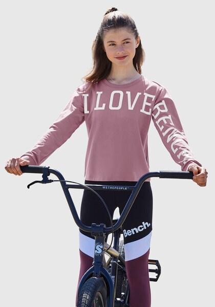 Bench. Sweatshirt »I LOVE BENCH«