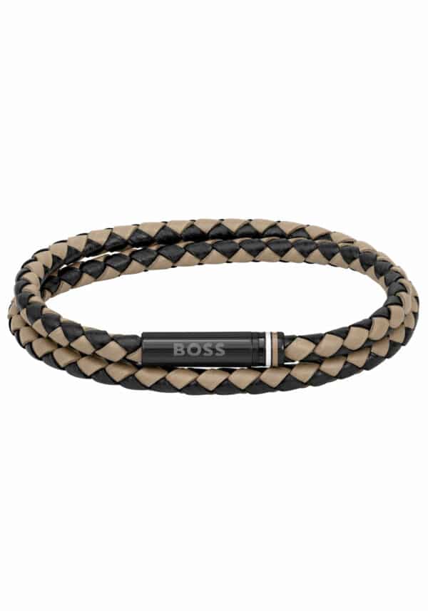 BOSS Lederarmband »Schmuck Geschenk ARES