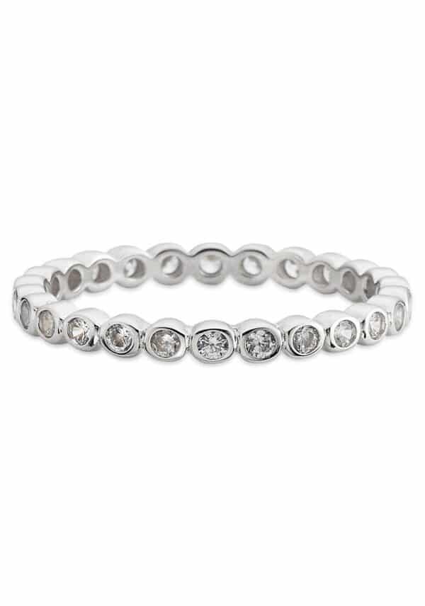 Bruno Banani Silberring »Schmuck Geschenk Ring Memoire Gold+Silber versch. Varianten Regenbogen«