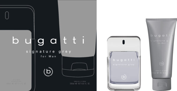 bugatti Eau de Toilette »bugatti signature man grey GP 100ml EDT + 200 ml SG«