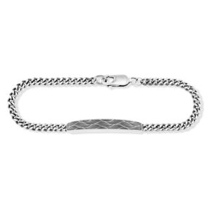 CAÏ Armband »925/- Sterling Silber oxidiert Wellen 19cm«