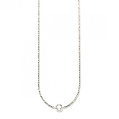 CAÏ Collierkettchen »925/- Sterling Silber rhodiniert Peace«