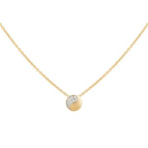 CAÏ Collierkettchen »Yin & Yang Zirkonia«