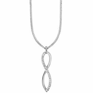 CAÏ Kette mit Anhänger »925/- Sterling Silber rhodiniert Topas«