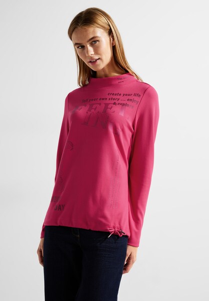 Cecil Langarmshirt »Langarmshirt mit Wording«