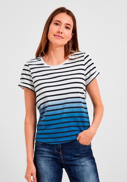Cecil T-Shirt »EOS_Stripe Dip Dye T-Shirt«