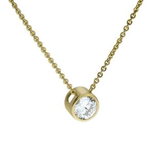 CELESTA Kette mit Anhänger »375/- Gelbgold Zirkonia«