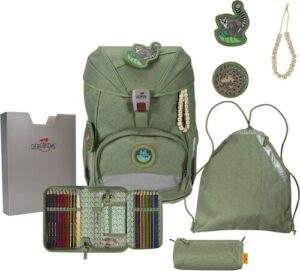 DerDieDas® Schulrucksack »ErgoFlex Exklusiv ECO - Green Planet«