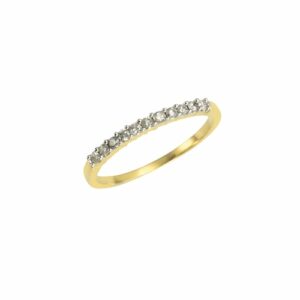 Diamonds by Ellen K. Fingerring »585 Gold 11 Brillanten =0