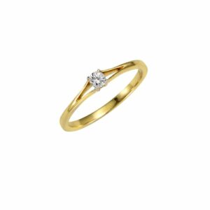 Diamonds by Ellen K. Fingerring »Gold 585 zweifarbig Brillant 0
