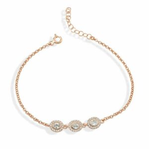 dKeniz Armband »925/- Sterling Silber rosévergoldet Pure Elegance«