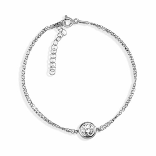 dKeniz Armband »925/- Sterling Silber Solitär«