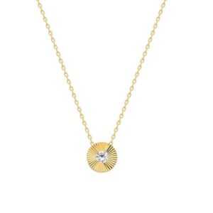 dKeniz Kette mit Anhänger »925 Sterling Silber Zirkonia Weiß«