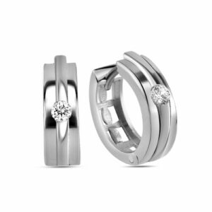 dKeniz Paar Creolen »925/- Sterling Silber Hochglanz Design Ohrring«
