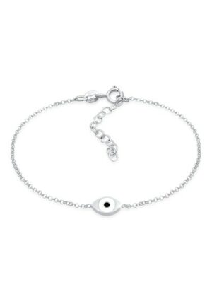 Elli Armband »Evil Eye Auge Symbol Emaille 925er Silber«