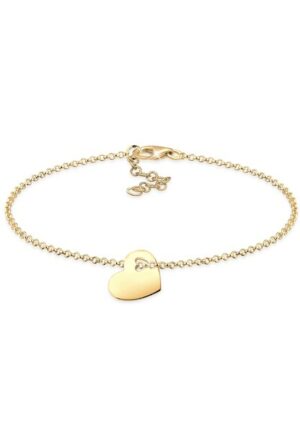 Elli Armband »Herz Anhänger Symbol Liebe 925 Silber«