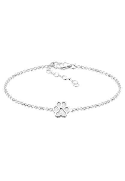 Elli Armband »Pfote Symbol Hund Katze 925er Silber«