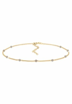 Elli Collier »Choker Erbskette Labradorit Kugeln Boho 925 Silber«
