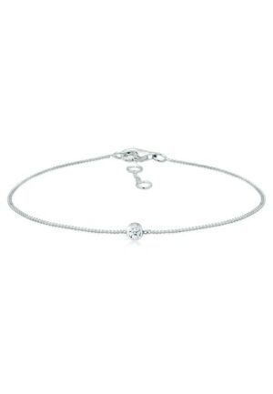 Elli DIAMONDS Armband »Solitär Panzerkette Diamant (0.06 ct.) 925 Silber«