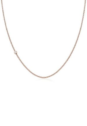 Elli DIAMONDS Collierkettchen »Basic Diamant 925 Sterling Silber«