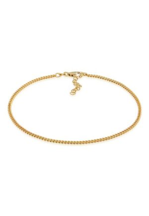 Elli Fußkette »Panzer Kette Basic Zeitlos 925 Silber«