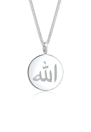 Elli Kette mit Anhänger »Schriftzeichen Geo Symbol 925 Sterling Silber«