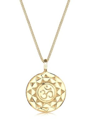 Elli Kette mit Anhänger »Yoga Mantra Om Symbol Talisman 925 Silber«