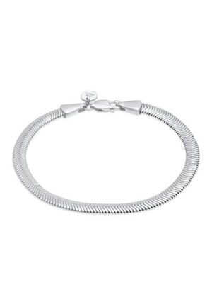 Elli Premium Armband »Flach Elegant Schlangenkette 925 Silber«