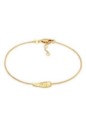 Elli Premium Armband »Flügel Engel Schutz 375 Gelbgold«