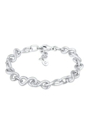 Elli Premium Armband »Infinity Unendlichkeit Zeichen 80s Look 925 Silber«