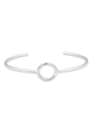 Elli Premium Armreif »Armreif Kreis Circle Geo Minimal Basic 925 Silber«