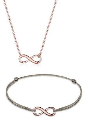 Elli Schmuckset »Infinity Unendlich Verbunden 925 Sterling Silber«